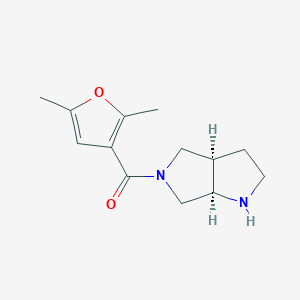 (2,5-Dimethylfuran-3-yl)(cis-hexahydropyrrolo[3,4-b]pyrrol-5(1H)-yl)methanone