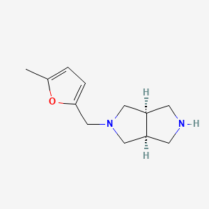 molecular formula C12H18N2O B8138708 (3AR,6aS)-2-((5-methylfuran-2-yl)methyl)octahydropyrrolo[3,4-c]pyrrole 