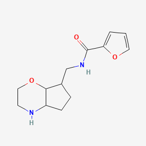 N-((Octahydrocyclopenta[b][1,4]oxazin-7-yl)methyl)furan-2-carboxamide