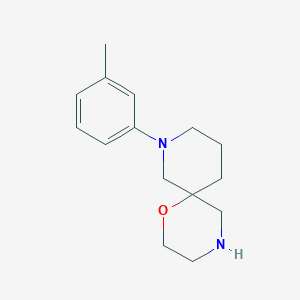 molecular formula C15H22N2O B8138789 8-M-Tolyl-1-Oxa-4,8-Diazaspiro[5.5]Undecane 