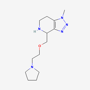 1-Methyl-4-((2-(pyrrolidin-1-yl)ethoxy)methyl)-4,5,6,7-tetrahydro-1H-[1,2,3]triazolo[4,5-c]pyridine
