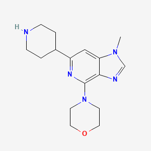 4-(1-Methyl-6-(piperidin-4-yl)-1H-imidazo[4,5-c]pyridin-4-yl)morpholine
