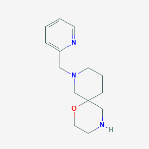 molecular formula C14H21N3O B8138858 8-(Pyridin-2-ylmethyl)-1-oxa-4,8-diazaspiro[5.5]undecane 