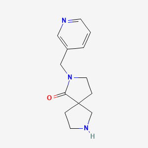 molecular formula C13H17N3O B8138873 2-(Pyridin-3-ylmethyl)-2,7-diazaspiro[4.4]nonan-1-one 