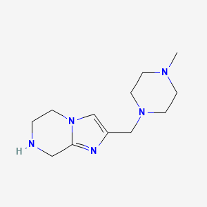 2-((4-Methylpiperazin-1-yl)methyl)-5,6,7,8-tetrahydroimidazo[1,2-a]pyrazine