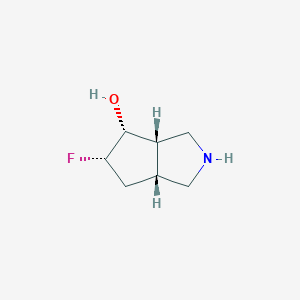 rel-(3aS,4R,5S,6aR)-5-fluorooctahydrocyclopenta[c]pyrrol-4-ol
