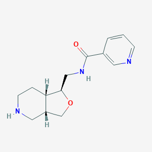 molecular formula C14H19N3O2 B8139074 N-(((1S,3As,7As)-Octahydrofuro[3,4-C]Pyridin-1-Yl)Methyl)Nicotinamide 