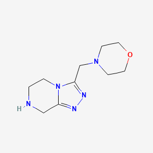 4-((5,6,7,8-Tetrahydro-[1,2,4]Triazolo[4,3-A]Pyrazin-3-Yl)Methyl)Morpholine