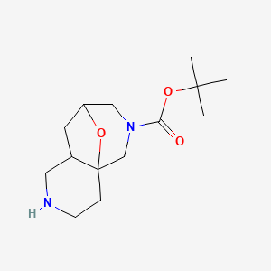 molecular formula C14H24N2O3 B8139233 Tert-Butyl Octahydro-4A,8-Epoxypyrido[4,3-C]Azepine-6(5H)-Carboxylate 