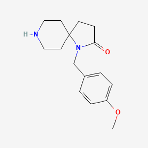 molecular formula C16H22N2O2 B8139248 1-(4-Methoxybenzyl)-1,8-diazaspiro[4.5]decan-2-one 