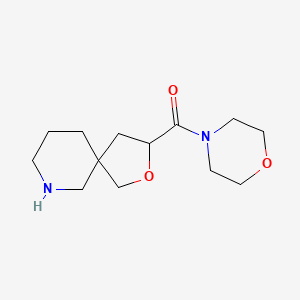 molecular formula C13H22N2O3 B8139309 Morpholino(2-oxa-7-azaspiro[4.5]decan-3-yl)methanone 