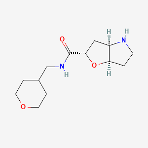 (2S,3aR,6aR)-N-((tetrahydro-2H-pyran-4-yl)methyl)hexahydro-2H-furo[3,2-b]pyrrole-2-carboxamide