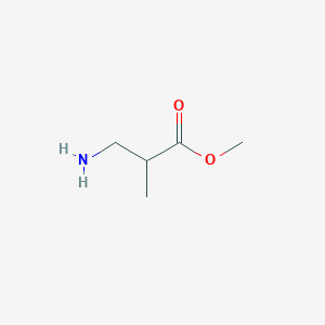 molecular formula C5H11NO2 B081394 甲基3-氨基-2-甲基丙酸酯 CAS No. 14678-48-9