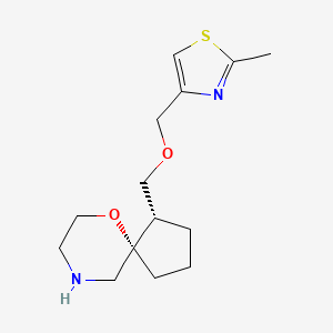 (1S,5S)-1-(((2-methylthiazol-4-yl)methoxy)methyl)-6-oxa-9-azaspiro[4.5]decane
