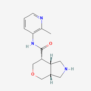 (3aR,7R,7aR)-N-(2-methylpyridin-3-yl)octahydropyrano[3,4-c]pyrrole-7-carboxamide