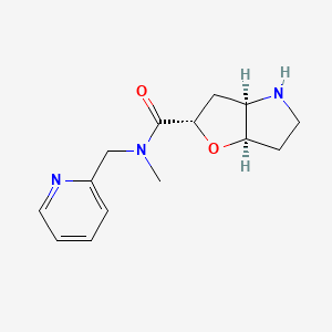 (2S,3aR,6aR)-N-methyl-N-(pyridin-2-ylmethyl)-3,3a,4,5,6,6a-hexahydro-2H-furo[3,2-b]pyrrole-2-carboxamide