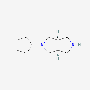 rel-(3aR,6aS)-2-cyclopentyloctahydropyrrolo[3,4-c]pyrrole