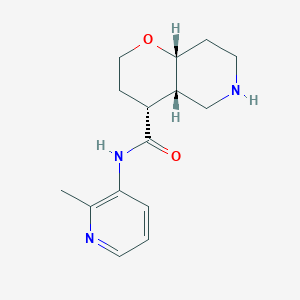 molecular formula C15H21N3O2 B8139492 (4R,4aS,8aR)-N-(2-methylpyridin-3-yl)octahydro-2H-pyrano[3,2-c]pyridine-4-carboxamide 