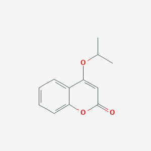 molecular formula C12H12O3 B8139528 4-Isopropoxy-2H-1-benzopyran-2-one 