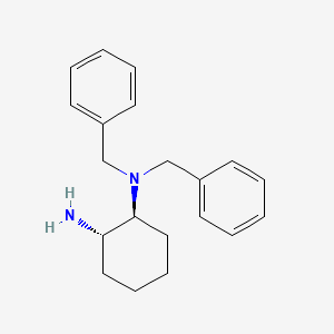 molecular formula C20H26N2 B8139559 (1S,2S)-N1,N1-dibenzylcyclohexane-1,2-diamine 