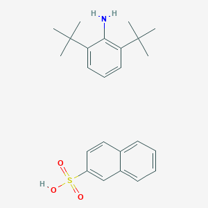 molecular formula C24H31NO3S B8139808 2,6-Ditert-butylaniline;naphthalene-2-sulfonic acid 