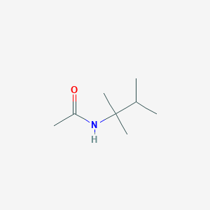 molecular formula C8H17NO B8139820 N-(2,3-Dimethylbutan-2-yl)acetamide CAS No. 23602-16-6