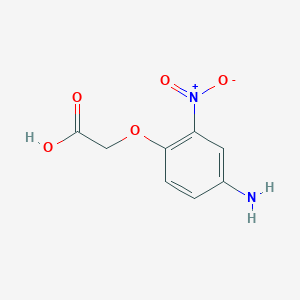 molecular formula C8H8N2O5 B8139898 2-(4-Amino-2-nitrophenoxy)acetic acid 