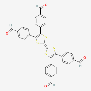 4,4',4'',4'''-([2,2'-Bi(1,3-dithiolylidene)]-4,4',5,5'-tetrayl)tetrabenzaldehyde