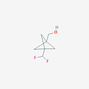 [3-(Difluoromethyl)bicyclo[1.1.1]pentan-1-yl]methanol