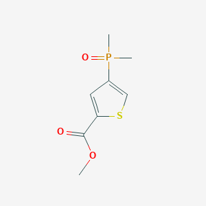 molecular formula C8H11O3PS B8139957 Methyl 4-(dimethylphosphoryl)thiophene-2-carboxylate 