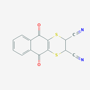 5,10-Dioxo-2,3-dihydrobenzo[g][1,4]benzodithiine-2,3-dicarbonitrile
