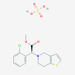 molecular formula C16H18ClNO6S2 B000814 Clopidogrel bisulfate CAS No. 120202-66-6