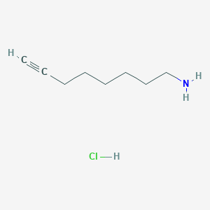 molecular formula C8H16ClN B8140071 7-Octynylamine hydrochloride 