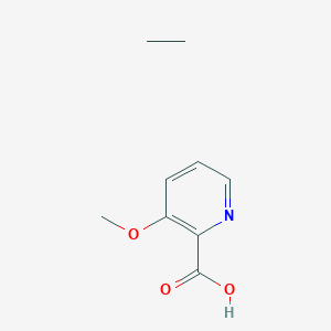 molecular formula C9H13NO3 B8140102 Ethane;3-methoxypyridine-2-carboxylic acid 