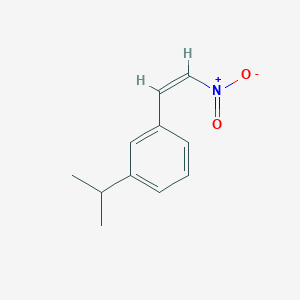 molecular formula C11H13NO2 B8140233 1-[(Z)-2-nitroethenyl]-3-propan-2-ylbenzene 