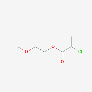 molecular formula C6H11ClO3 B8140275 2-Methoxyethyl 2-chloropropanoate CAS No. 92705-04-9