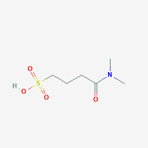 molecular formula C6H13NO4S B8140286 4-(Dimethylamino)-4-oxobutane-1-sulfonic acid 