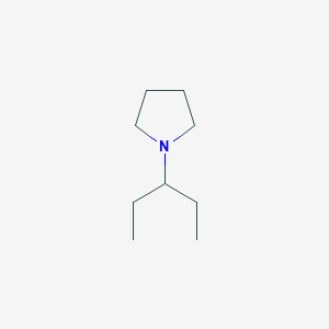 molecular formula C9H19N B8140295 1-(1-Ethylpropyl)pyrrolidine 