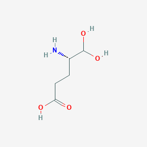 (4S)-4-amino-5,5-dihydroxypentanoic acid