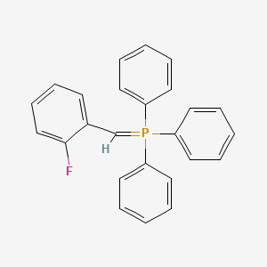 molecular formula C25H20FP B8140317 (2-Fluorobenzylidene)(triphenyl)phosphorane 
