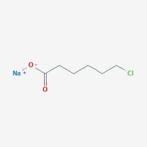molecular formula C6H10ClNaO2 B8140352 Sodium;6-chlorohexanoate 