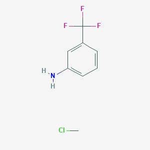 molecular formula C8H9ClF3N B8140368 Chloromethane;3-(trifluoromethyl)aniline 