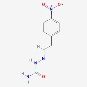molecular formula C9H10N4O3 B8140437 [(E)-2-(4-nitrophenyl)ethylideneamino]urea 