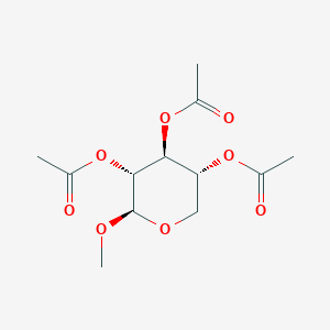 molecular formula C12H18O8 B081405 2,3,4-三-O-乙酰基-β-D-木吡喃糖甲基 CAS No. 13007-37-9