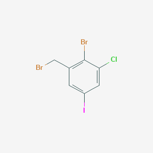 2-Bromo-1-(bromomethyl)-3-chloro-5-iodobenzene