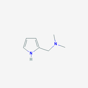 molecular formula C7H12N2 B081406 N,N-二甲基-1-(1H-吡咯-2-基)甲胺 CAS No. 14745-84-7
