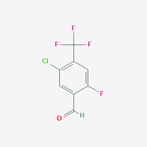 5-Chloro-2-fluoro-4-(trifluoromethyl)benzaldehyde
