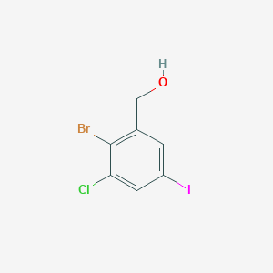 (2-Bromo-3-chloro-5-iodophenyl)methanol