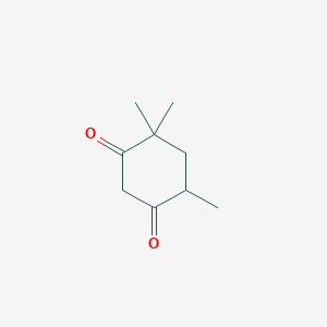 molecular formula C9H14O2 B8140881 4,4,6-Trimethylcyclohexane-1,3-dione CAS No. 104355-62-6