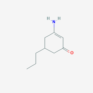 3-Amino-5-propylcyclohex-2-en-1-one